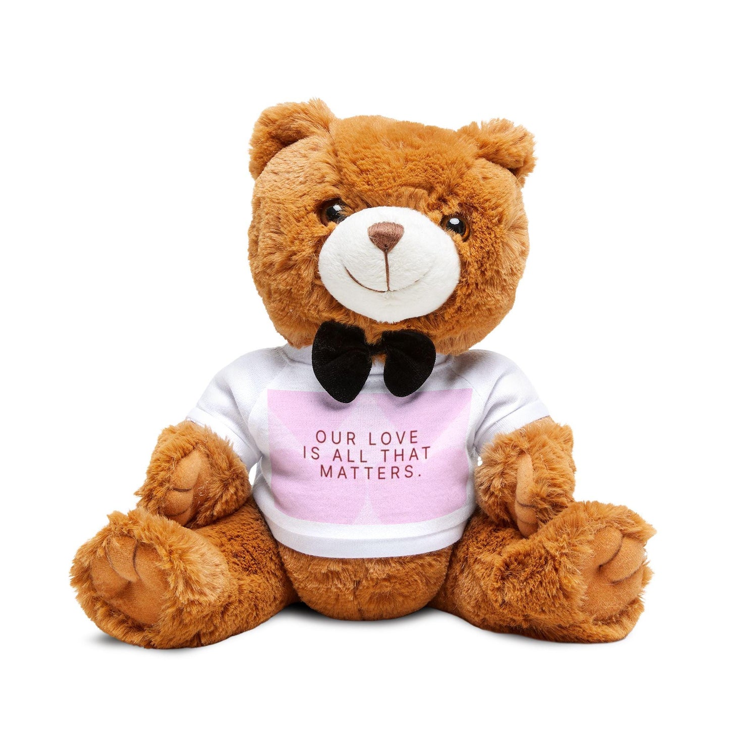 Copy of Cute Teddy Bear with T-Shirt, Adorable Gift for Loved Ones, Valentine's Day, Anniversary, Huggable Plush Toy, Romantic Keepsake