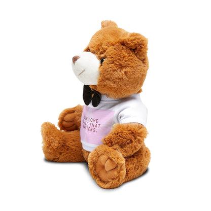 Copy of Cute Teddy Bear with T-Shirt, Adorable Gift for Loved Ones, Valentine's Day, Anniversary, Huggable Plush Toy, Romantic Keepsake